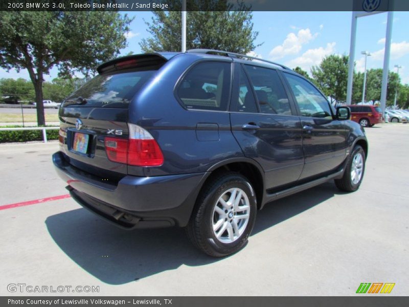 Toledo Blue Metallic / Sand Beige 2005 BMW X5 3.0i