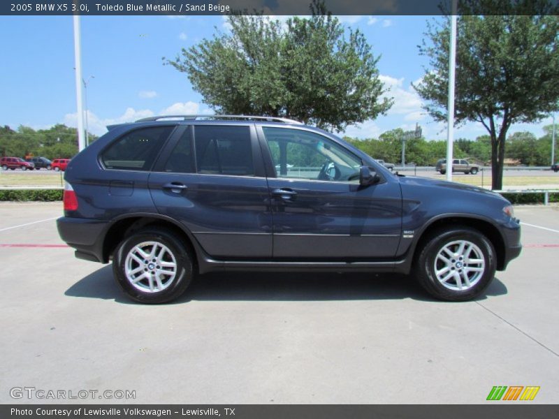 Toledo Blue Metallic / Sand Beige 2005 BMW X5 3.0i