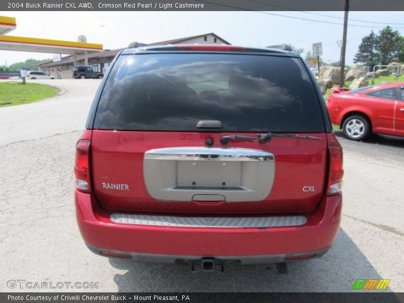 Crimson Red Pearl / Light Cashmere 2004 Buick Rainier CXL AWD