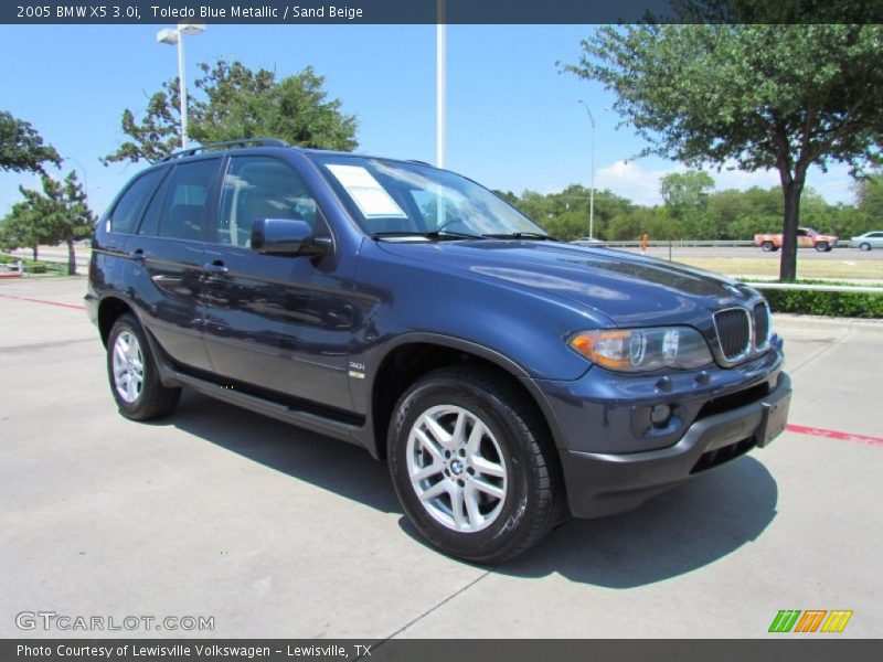Toledo Blue Metallic / Sand Beige 2005 BMW X5 3.0i