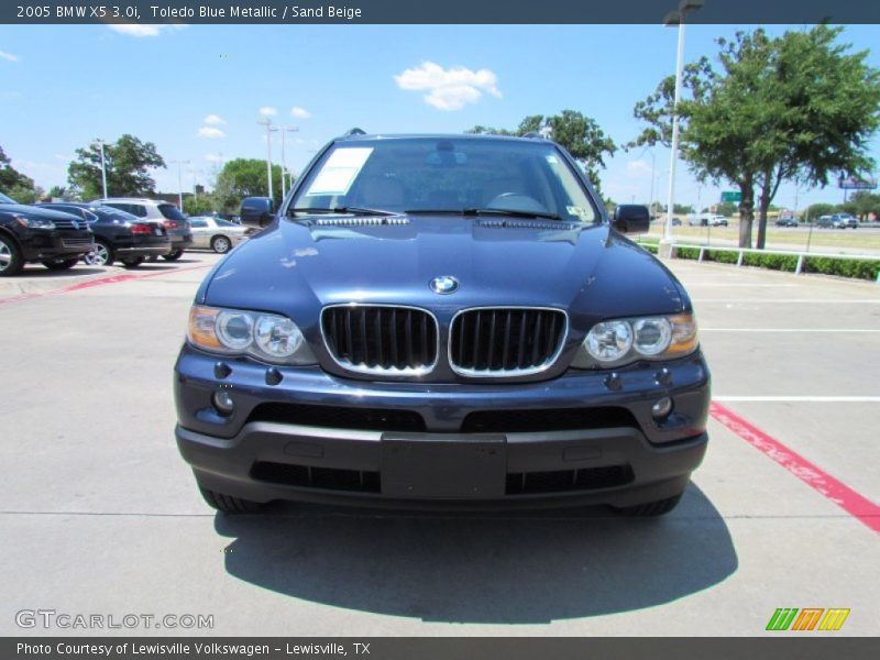 Toledo Blue Metallic / Sand Beige 2005 BMW X5 3.0i