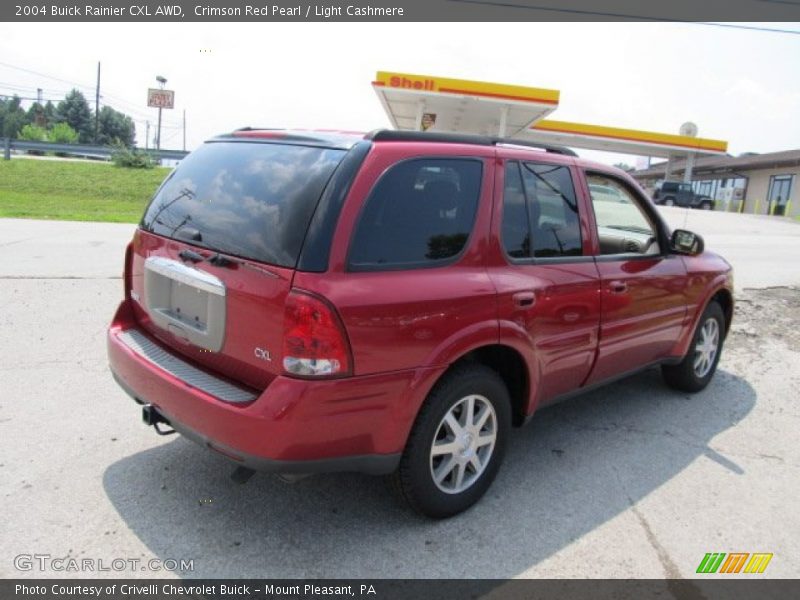 Crimson Red Pearl / Light Cashmere 2004 Buick Rainier CXL AWD