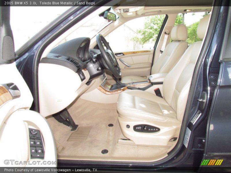 Toledo Blue Metallic / Sand Beige 2005 BMW X5 3.0i