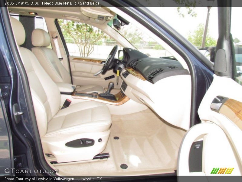 Toledo Blue Metallic / Sand Beige 2005 BMW X5 3.0i