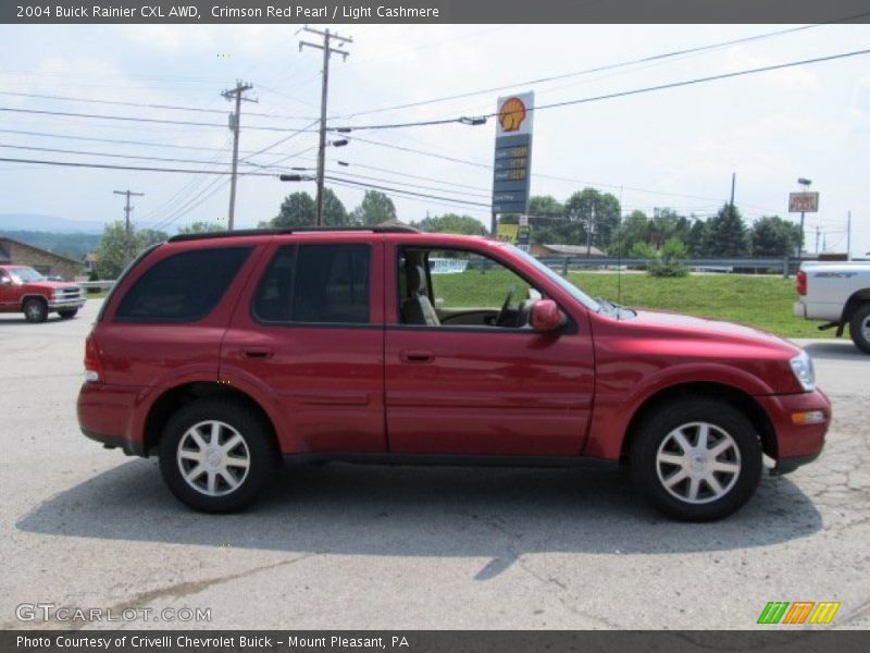 Crimson Red Pearl / Light Cashmere 2004 Buick Rainier CXL AWD