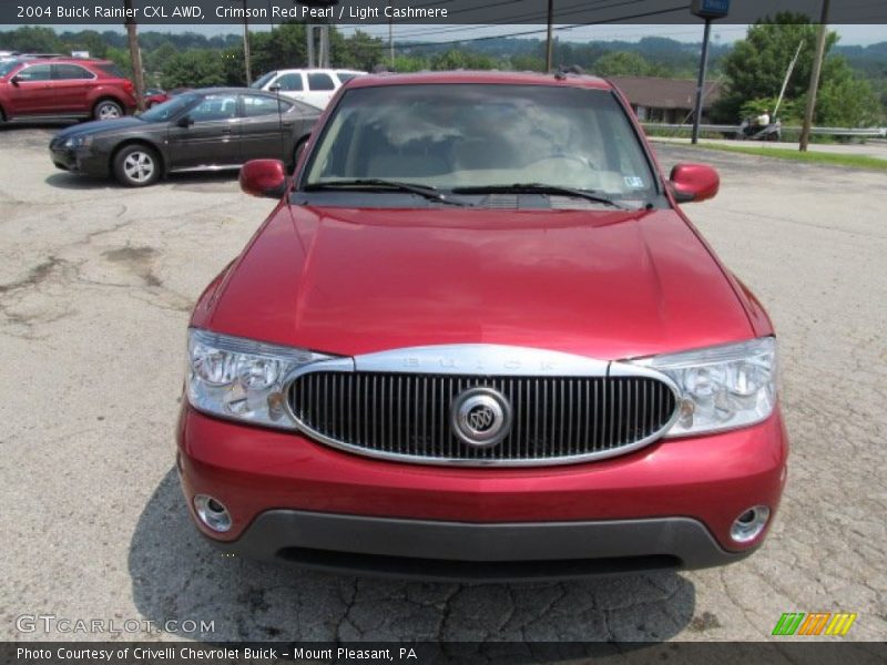 Crimson Red Pearl / Light Cashmere 2004 Buick Rainier CXL AWD