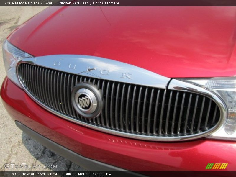 Crimson Red Pearl / Light Cashmere 2004 Buick Rainier CXL AWD