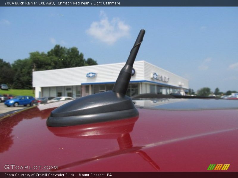 Crimson Red Pearl / Light Cashmere 2004 Buick Rainier CXL AWD
