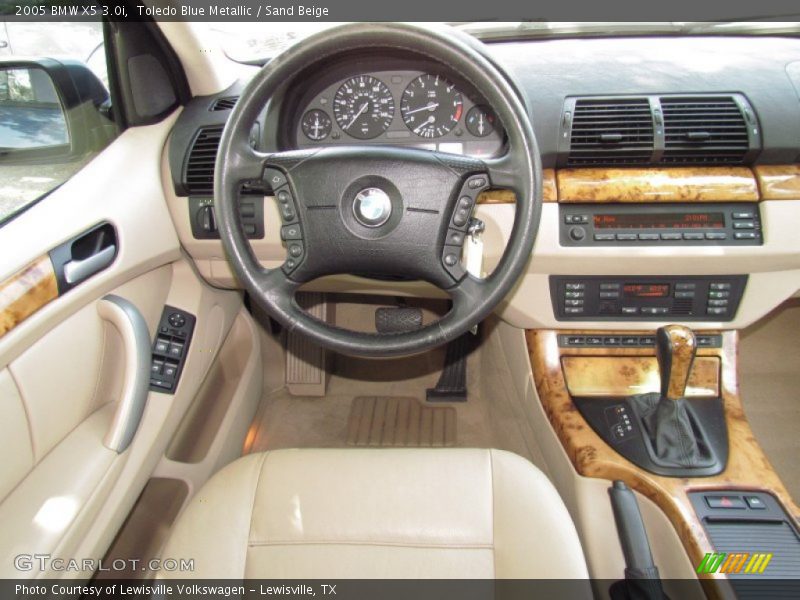 Toledo Blue Metallic / Sand Beige 2005 BMW X5 3.0i