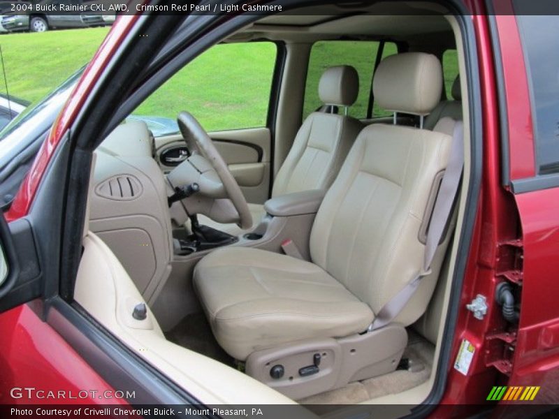Crimson Red Pearl / Light Cashmere 2004 Buick Rainier CXL AWD