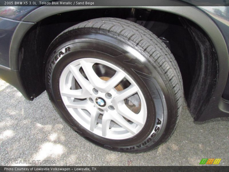 Toledo Blue Metallic / Sand Beige 2005 BMW X5 3.0i