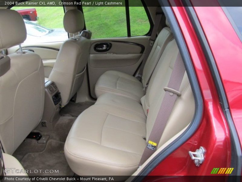 Crimson Red Pearl / Light Cashmere 2004 Buick Rainier CXL AWD