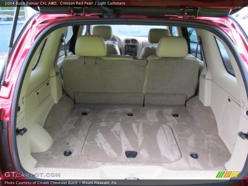 Crimson Red Pearl / Light Cashmere 2004 Buick Rainier CXL AWD