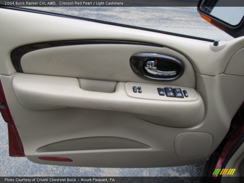 Crimson Red Pearl / Light Cashmere 2004 Buick Rainier CXL AWD