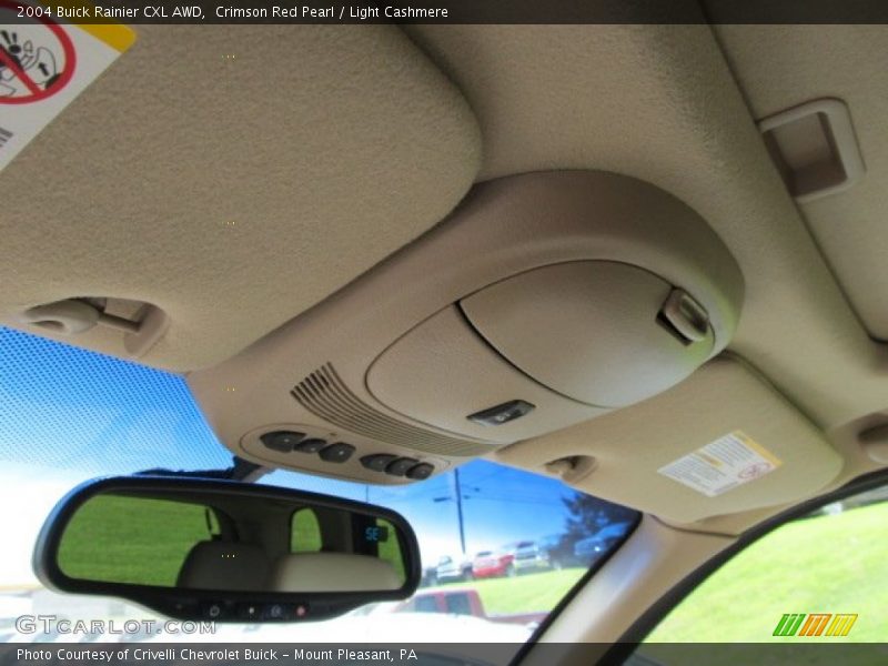 Crimson Red Pearl / Light Cashmere 2004 Buick Rainier CXL AWD