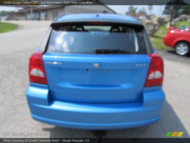 Surf Blue Pearl / Dark Slate Gray/Blue 2008 Dodge Caliber SXT