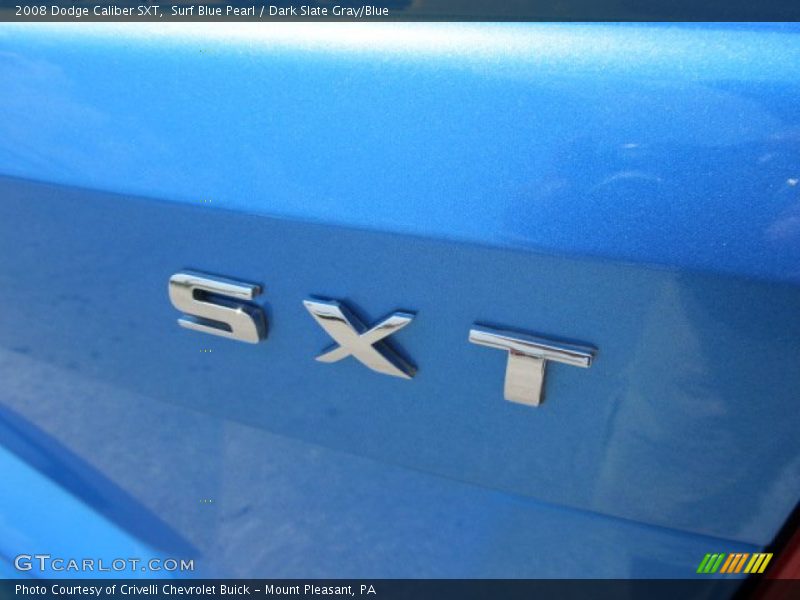 Surf Blue Pearl / Dark Slate Gray/Blue 2008 Dodge Caliber SXT