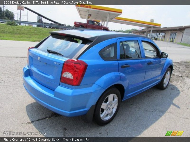 Surf Blue Pearl / Dark Slate Gray/Blue 2008 Dodge Caliber SXT