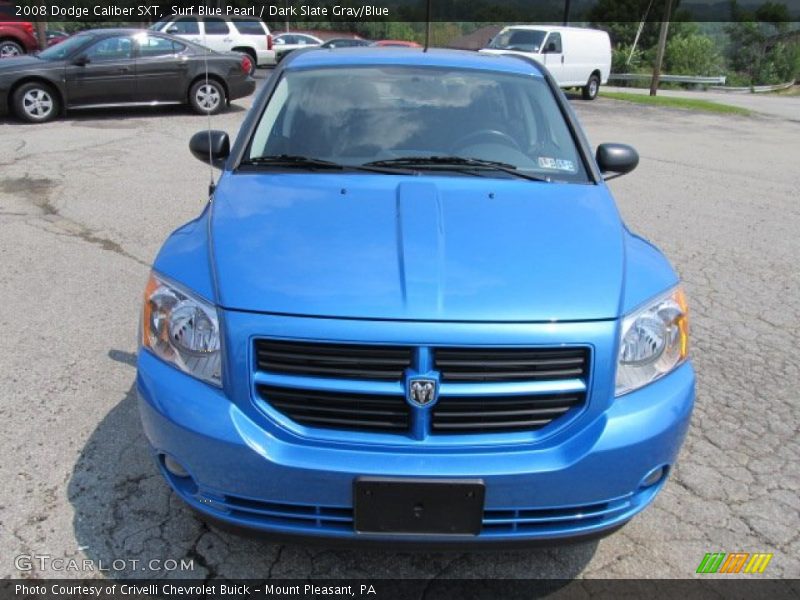 Surf Blue Pearl / Dark Slate Gray/Blue 2008 Dodge Caliber SXT