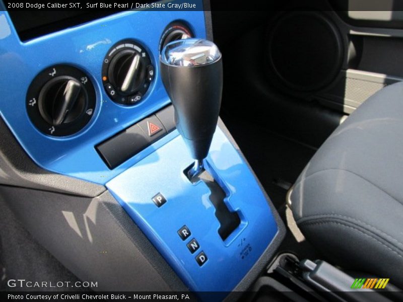 Surf Blue Pearl / Dark Slate Gray/Blue 2008 Dodge Caliber SXT