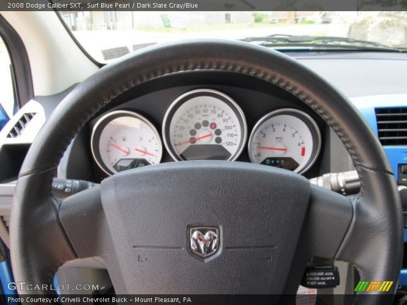 Surf Blue Pearl / Dark Slate Gray/Blue 2008 Dodge Caliber SXT