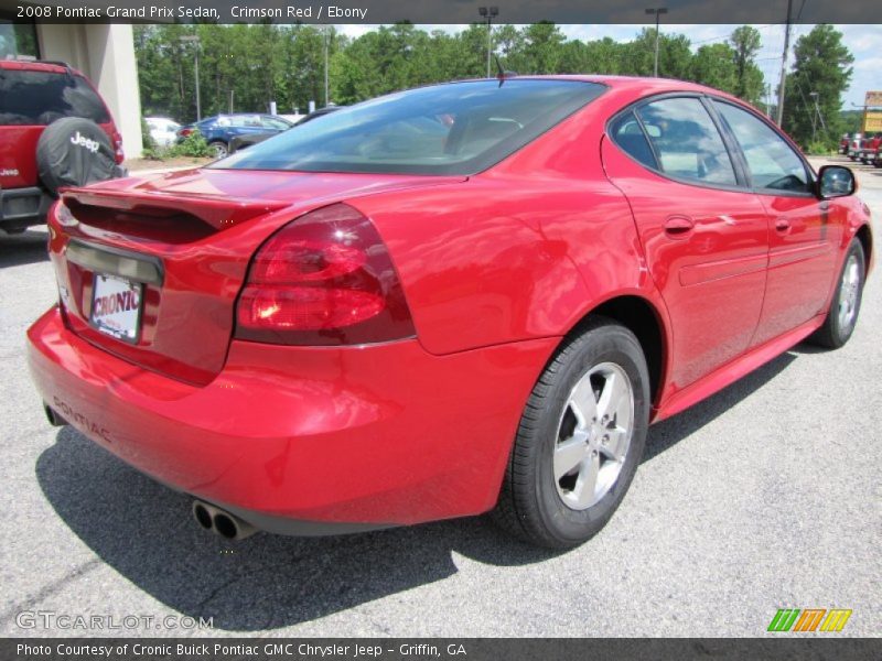 Crimson Red / Ebony 2008 Pontiac Grand Prix Sedan