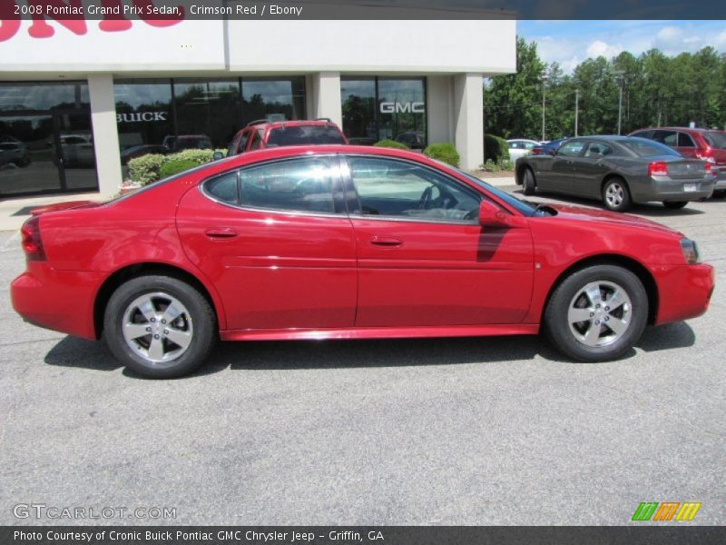 Crimson Red / Ebony 2008 Pontiac Grand Prix Sedan