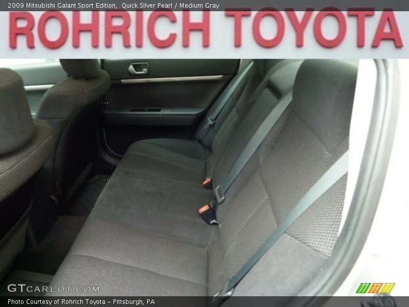 Quick Silver Pearl / Medium Gray 2009 Mitsubishi Galant Sport Edition