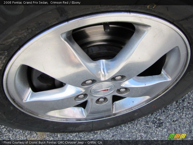 Crimson Red / Ebony 2008 Pontiac Grand Prix Sedan