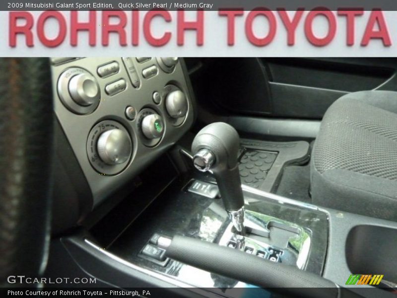 Quick Silver Pearl / Medium Gray 2009 Mitsubishi Galant Sport Edition