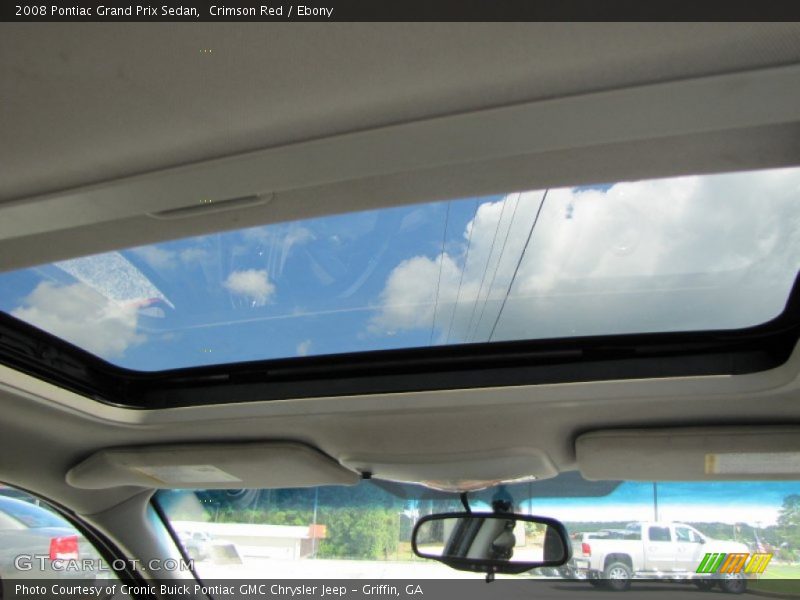 Crimson Red / Ebony 2008 Pontiac Grand Prix Sedan
