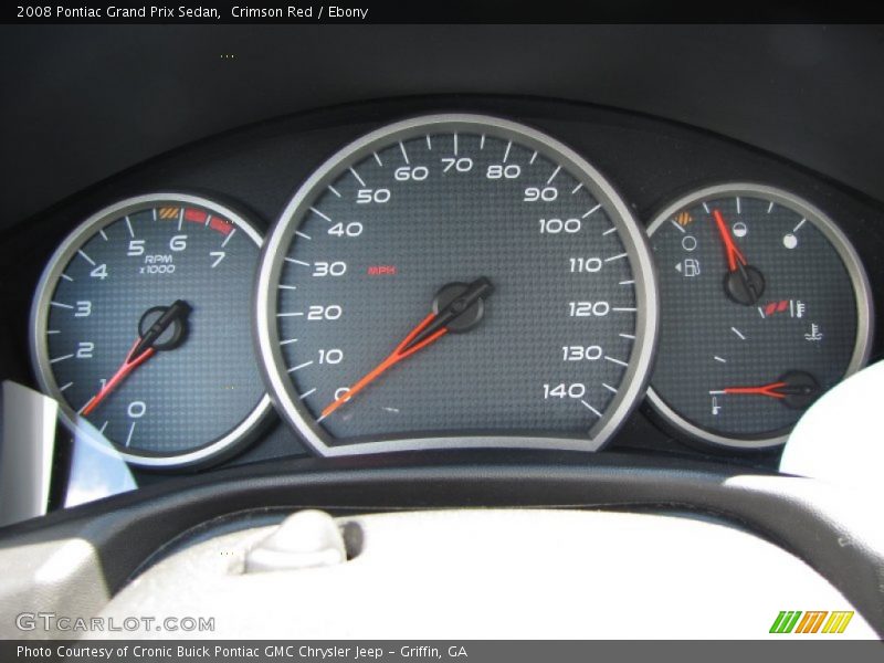  2008 Grand Prix Sedan Sedan Gauges