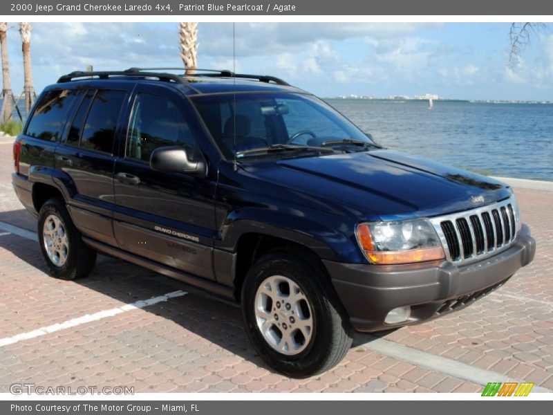 Patriot Blue Pearlcoat / Agate 2000 Jeep Grand Cherokee Laredo 4x4