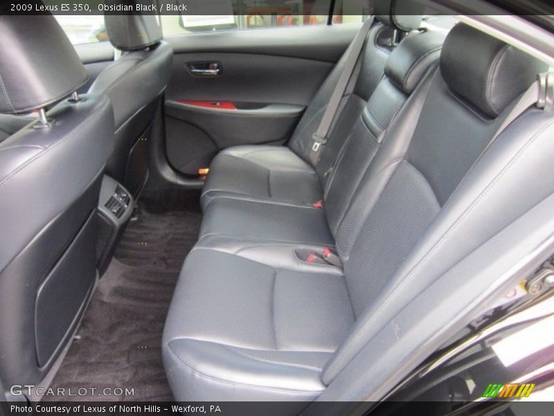 Obsidian Black / Black 2009 Lexus ES 350