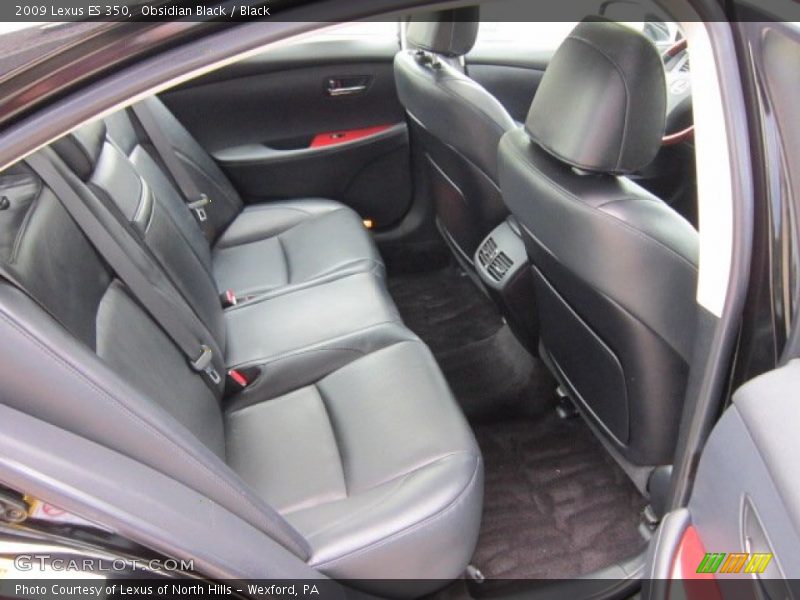 Obsidian Black / Black 2009 Lexus ES 350