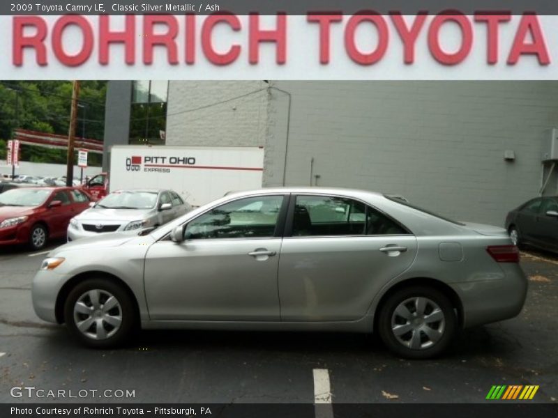 Classic Silver Metallic / Ash 2009 Toyota Camry LE