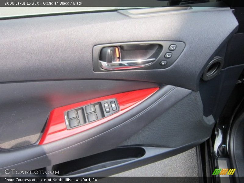 Obsidian Black / Black 2008 Lexus ES 350