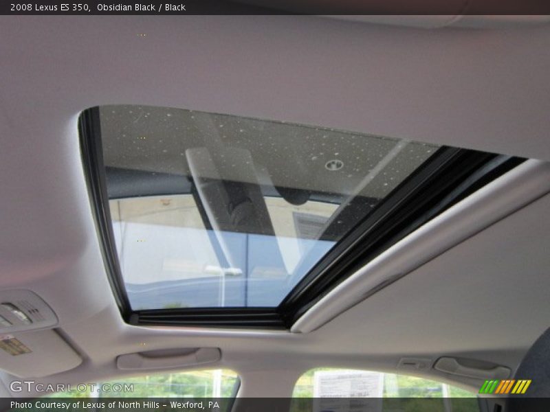 Obsidian Black / Black 2008 Lexus ES 350