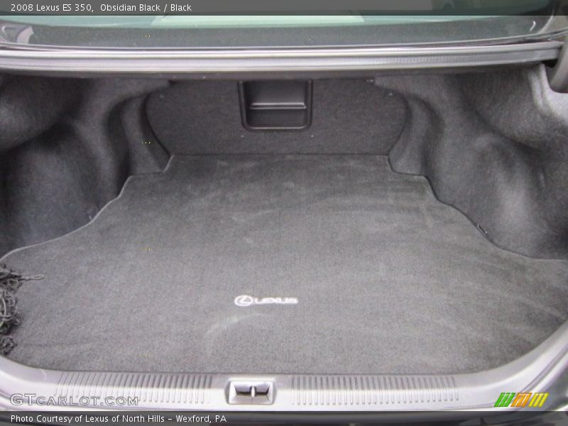 Obsidian Black / Black 2008 Lexus ES 350