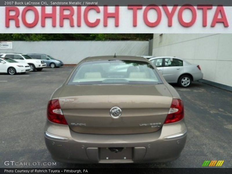 Sandstone Metallic / Neutral 2007 Buick LaCrosse CXL