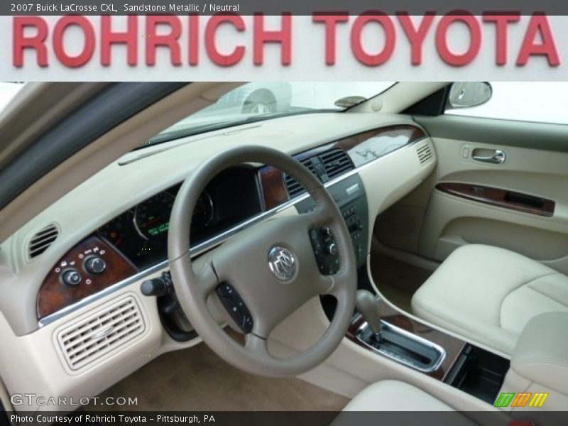 Sandstone Metallic / Neutral 2007 Buick LaCrosse CXL