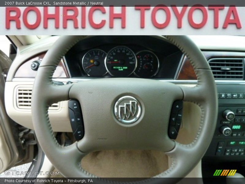 Sandstone Metallic / Neutral 2007 Buick LaCrosse CXL