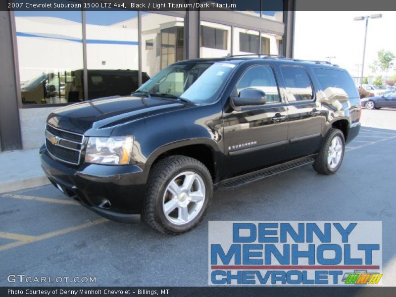 Black / Light Titanium/Dark Titanium 2007 Chevrolet Suburban 1500 LTZ 4x4