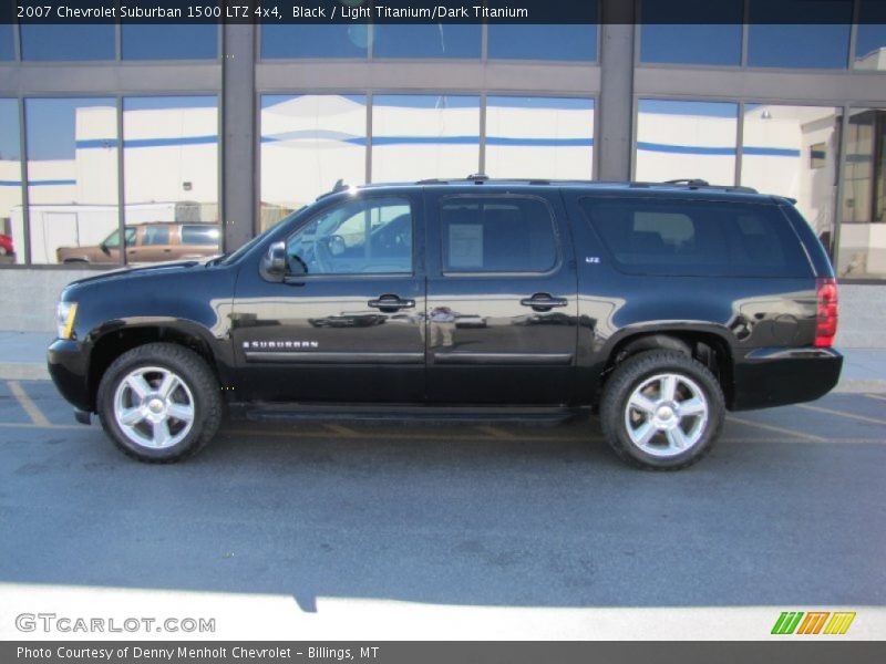 Black / Light Titanium/Dark Titanium 2007 Chevrolet Suburban 1500 LTZ 4x4