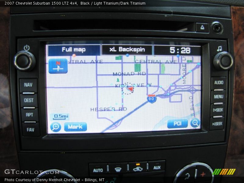 Navigation of 2007 Suburban 1500 LTZ 4x4