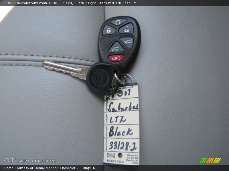 Black / Light Titanium/Dark Titanium 2007 Chevrolet Suburban 1500 LTZ 4x4