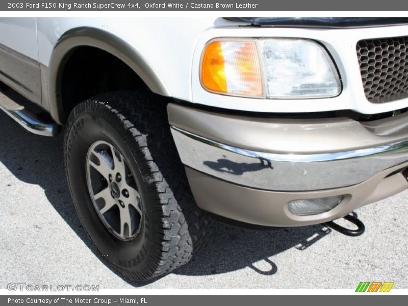 Oxford White / Castano Brown Leather 2003 Ford F150 King Ranch SuperCrew 4x4