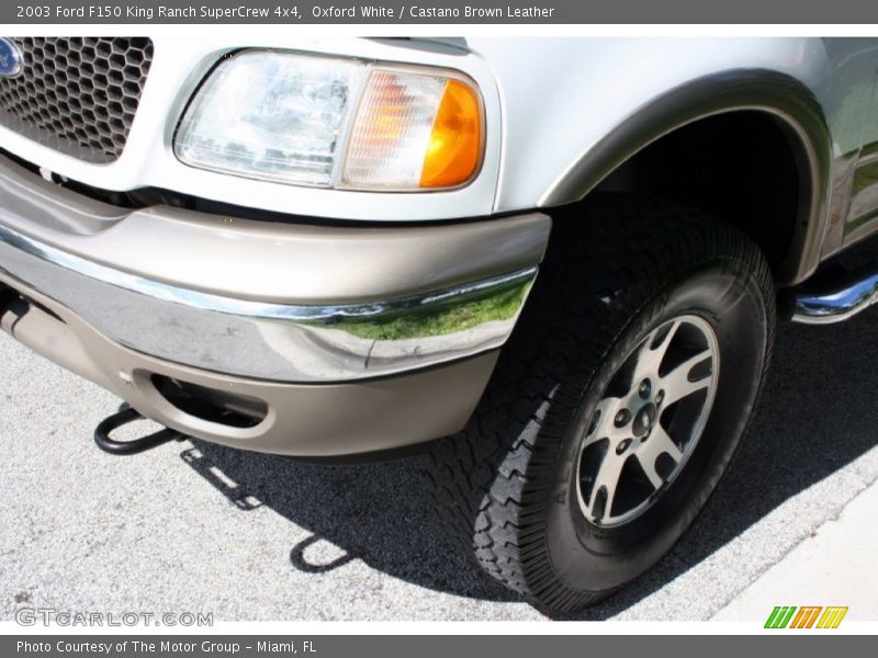 Oxford White / Castano Brown Leather 2003 Ford F150 King Ranch SuperCrew 4x4