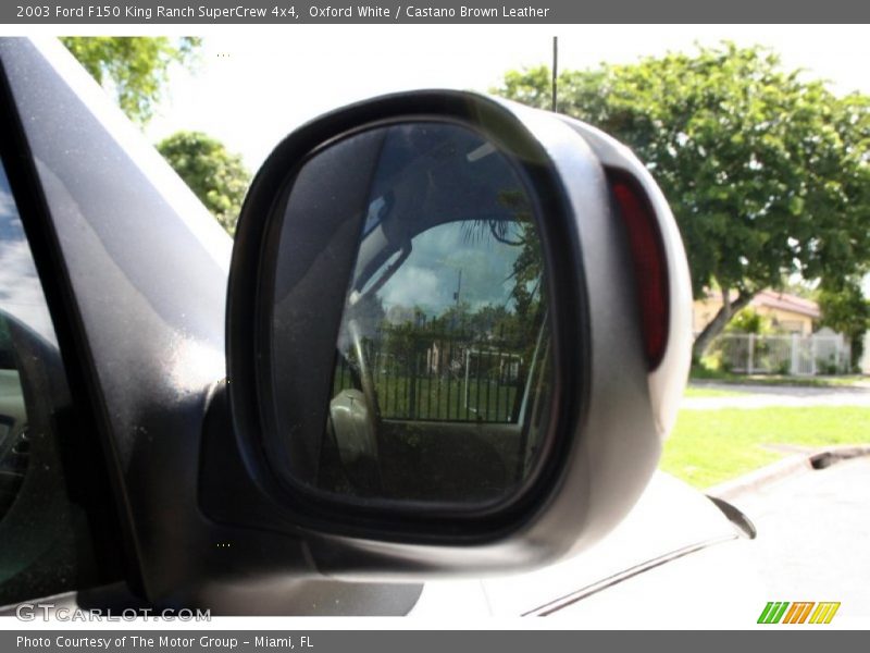 Oxford White / Castano Brown Leather 2003 Ford F150 King Ranch SuperCrew 4x4