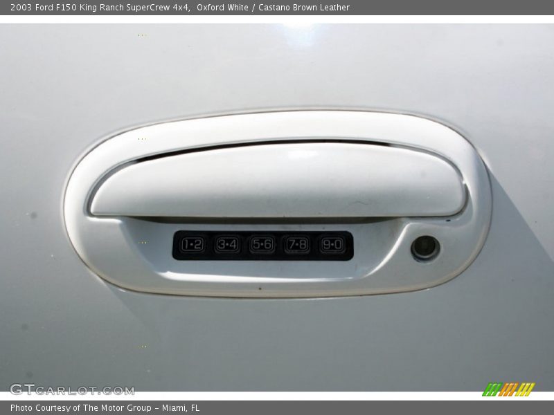 Oxford White / Castano Brown Leather 2003 Ford F150 King Ranch SuperCrew 4x4